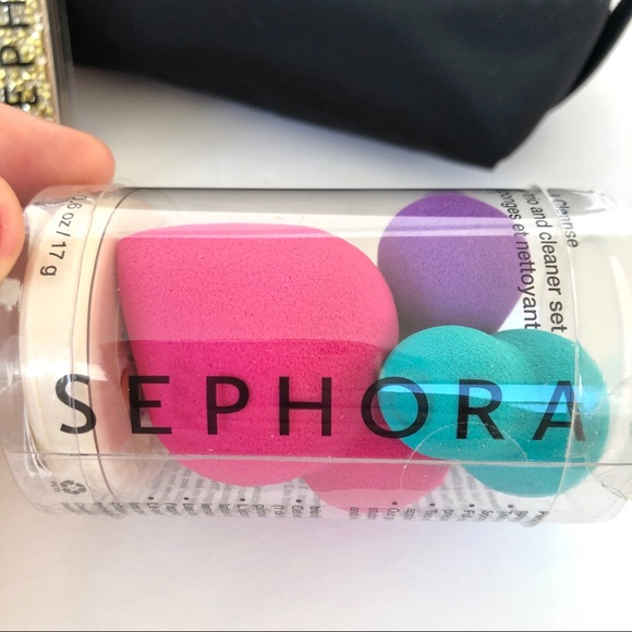 Sephora Bundle- ALL NWT - bag, mirror, sponges - Picture 15 of 15